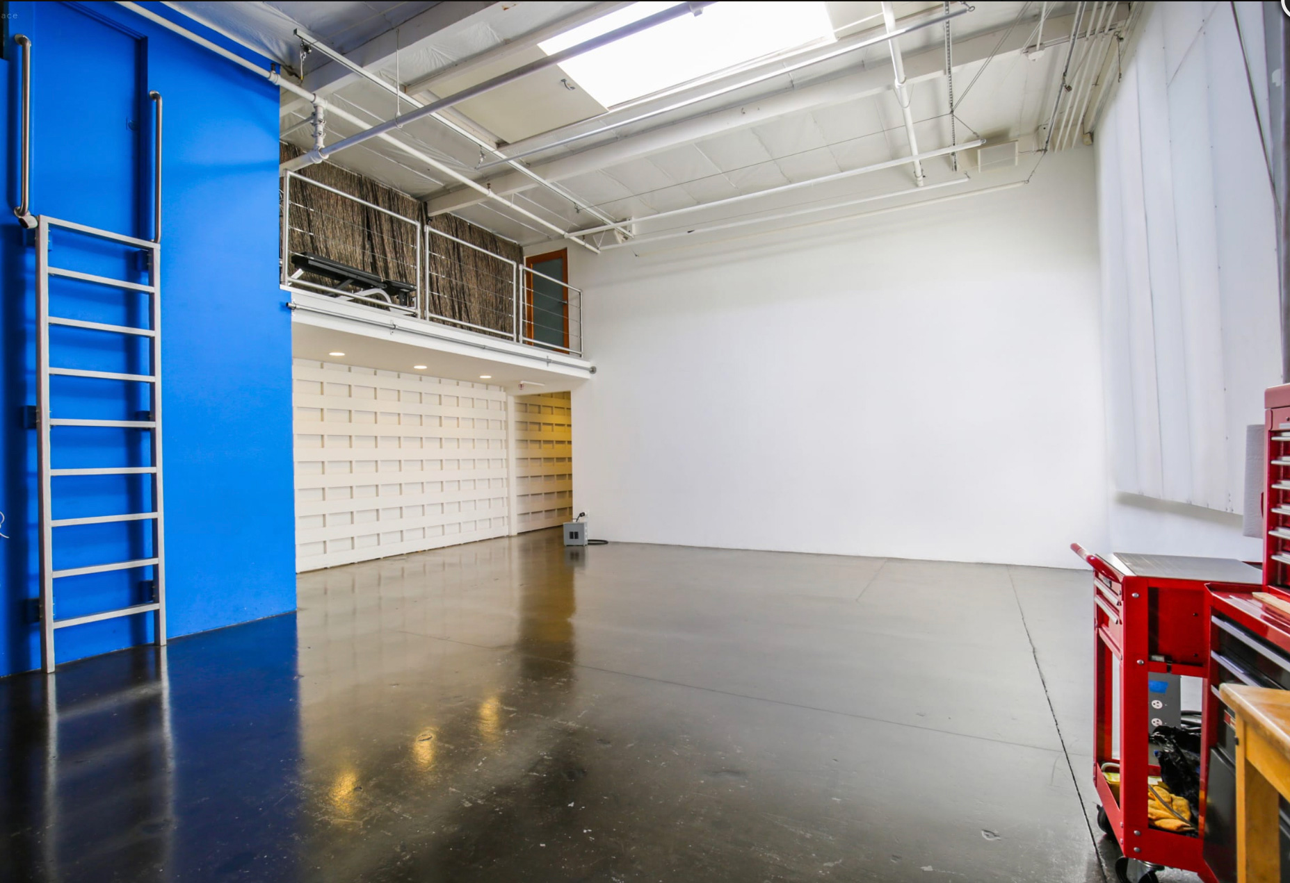 Photo and Video Rental Studio with Catwalk and Skylights